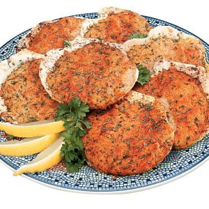 Stuffed Quahogs with Garnish on Plate Food Picture