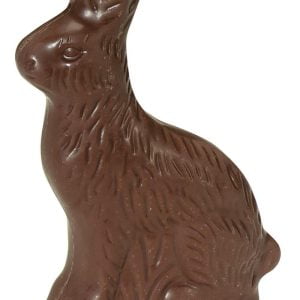 Milk Chocolate Rabbit on White Background Food Picture