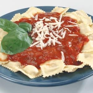 Square Ravioli with Sauce Food Picture