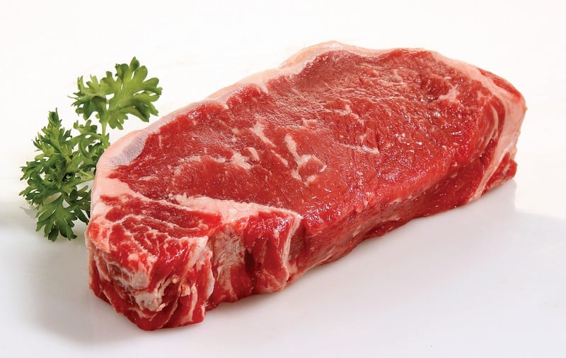 Raw NY Strip Steak Food Picture