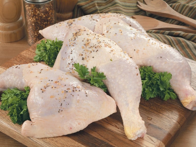 Raw Chicken Hind Quarters Food Picture