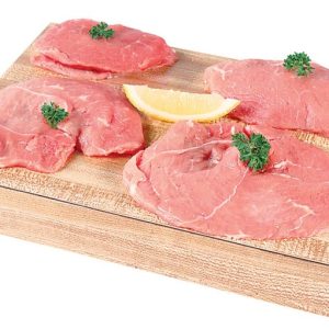 Raw Veal Cutlet Thin Cut Food Picture