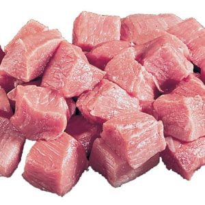 Raw Veal Stew Chunks Food Picture