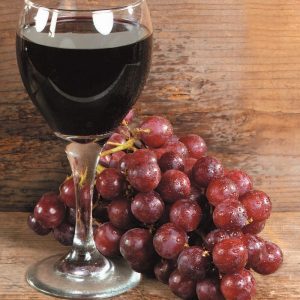 Red WIne with Grapes Food Picture