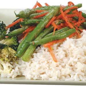 Rice with Broccoli and Green Beans Food Picture