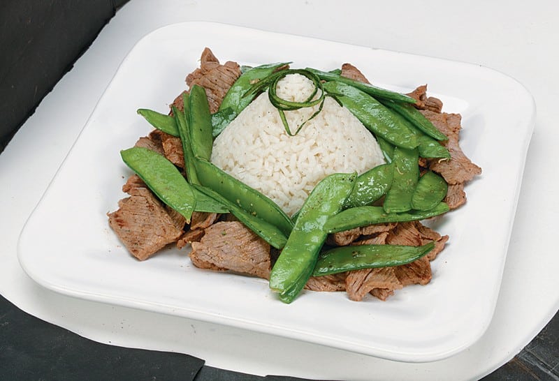 Rice with Peapods Food Picture