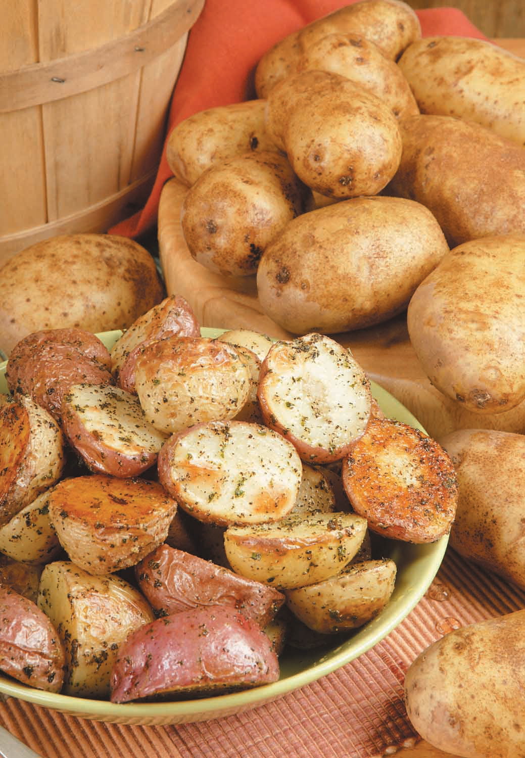 Roasted Potatoes in a Bowl Food Picture
