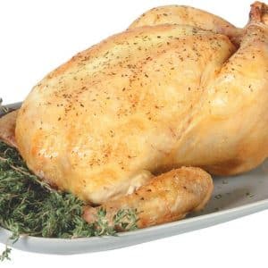 Rotisserie Chicken on Dish Food Picture