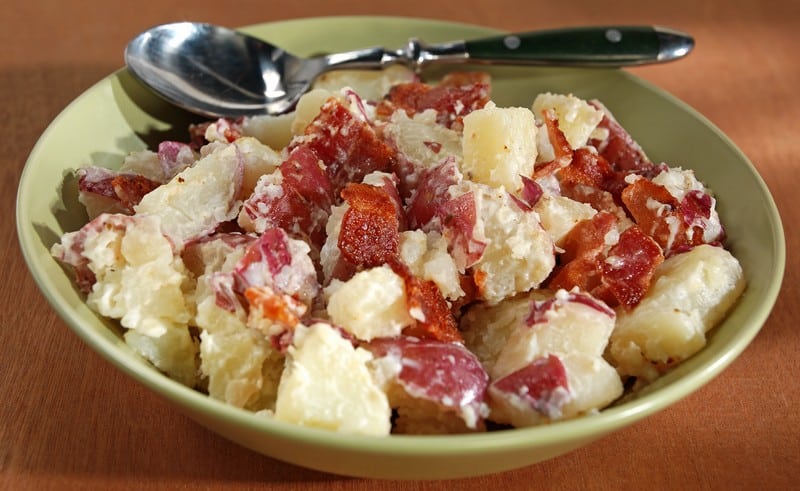 Bowl of Bacon Ranch Potato Salad Food Picture