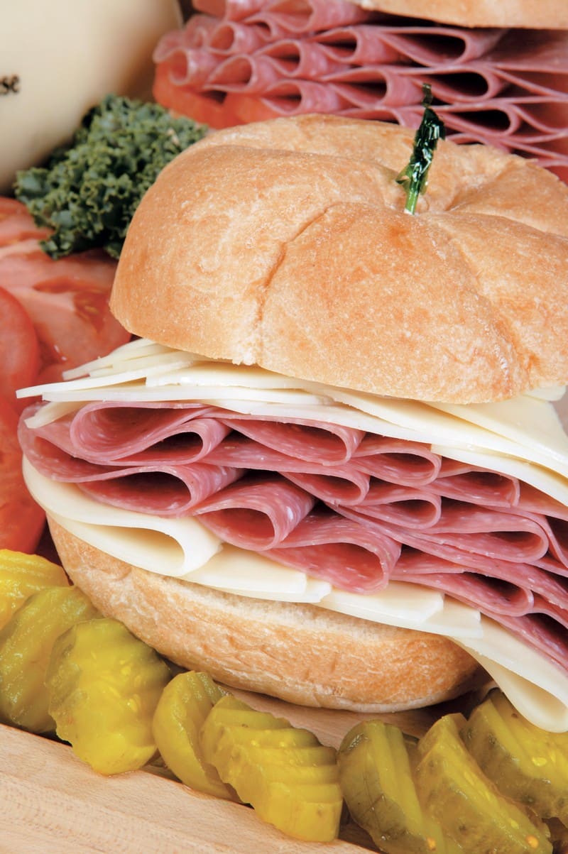 Salami Sandwich Zoom - Prepared Food Photos, Inc.