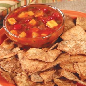 Cinnamon Chips with Salsa Food Picture