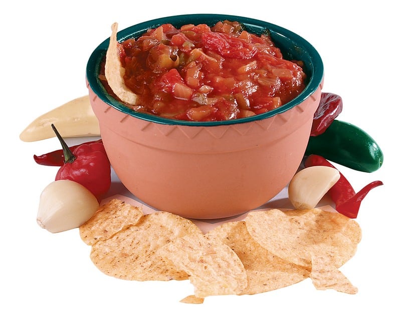 Tortilla Chips with Bowl of Salsa Food Picture