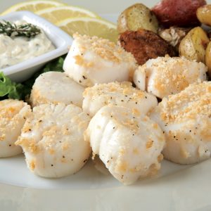 Cooked Scallops with Potatoes Food Picture