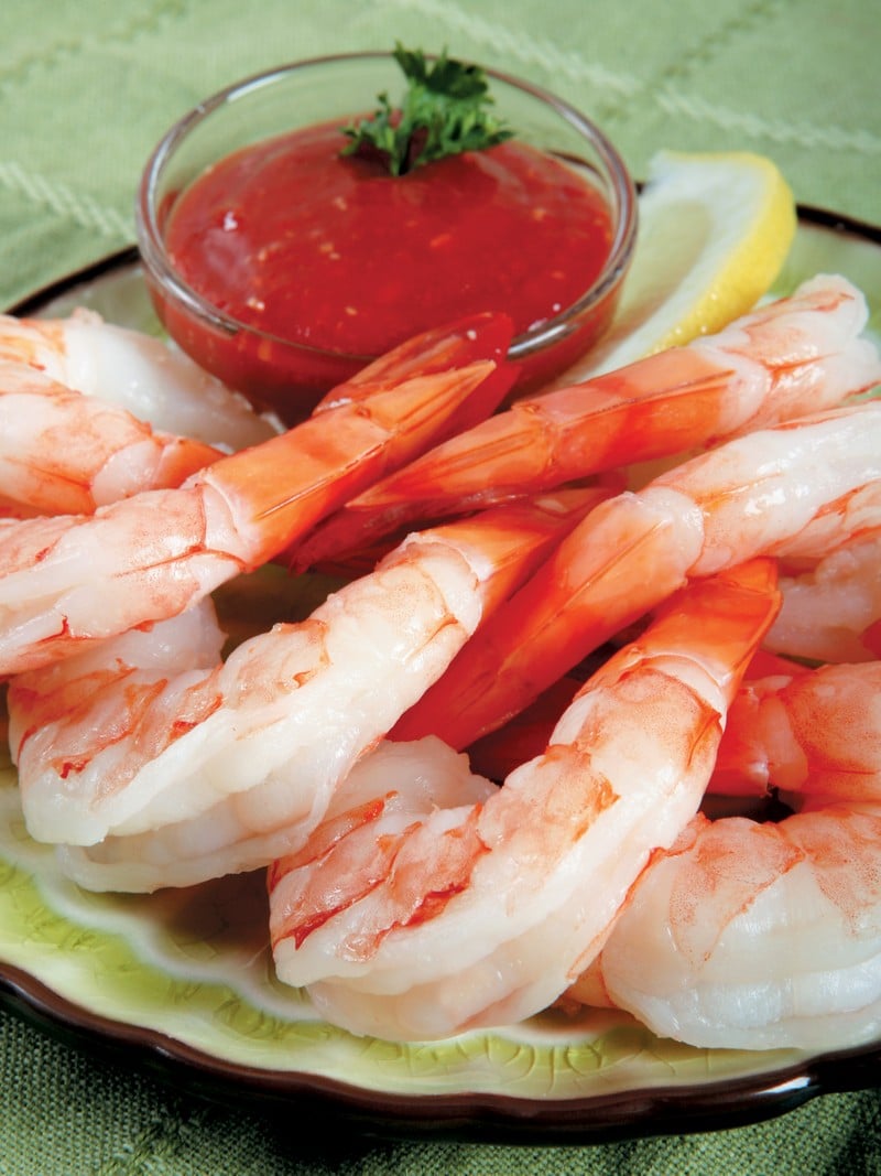 Shrimp Cocktail on Plate Food Picture