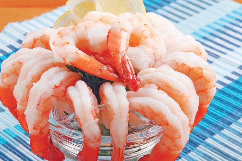 Shrimp Cocktail in Clear Dish Food Picture