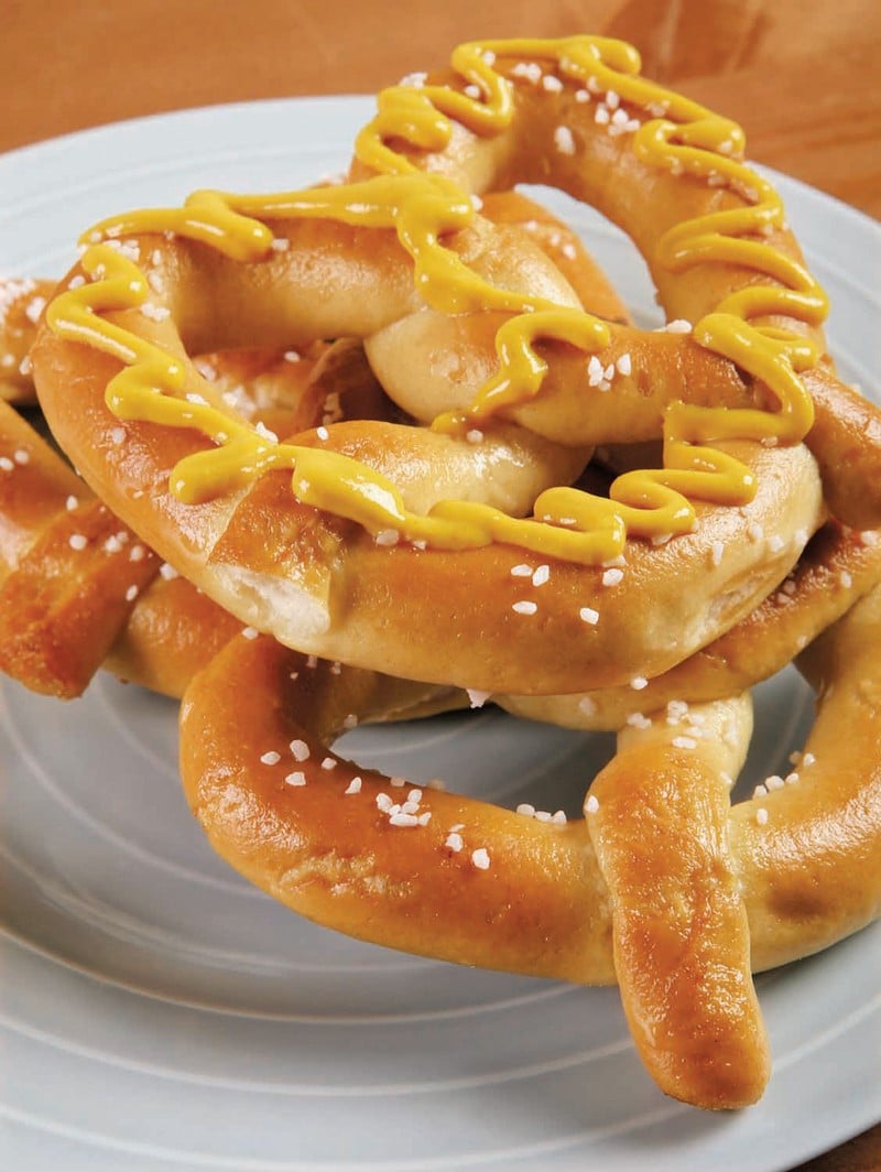 Soft Pretzels with Mustard Food Picture