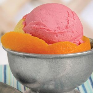 Small Bowl of Sorbet on Table Food Picture