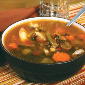 Minestrone Soup Spoon Food Picture