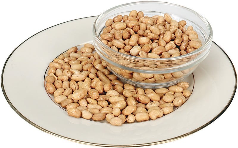 Soy Nuts in a Deep Bowl Food Picture