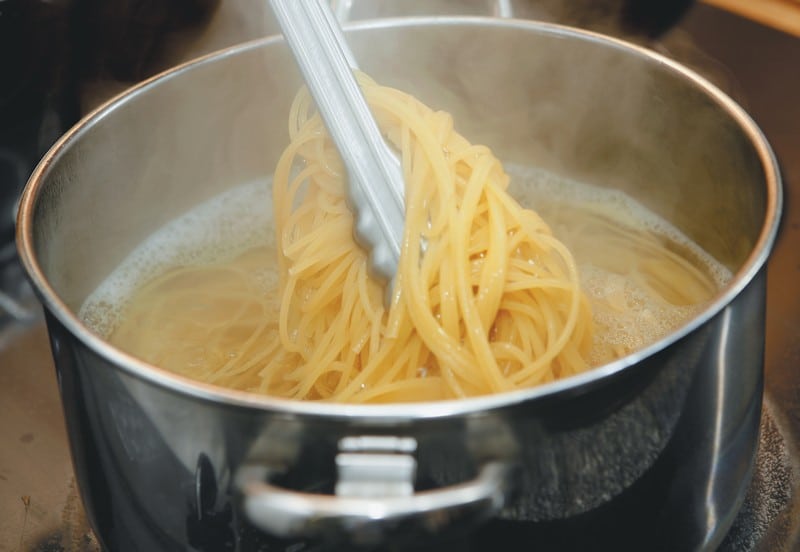 Spaghetti being cooked Food Picture