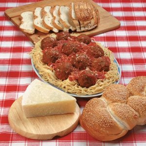 Spaghetti and Meatball Dinner Food Picture