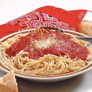 Spaghetti with Sauce and Cheese Food Picture