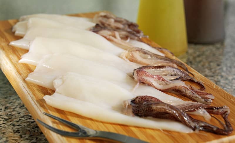 Squid Raw Food Picture