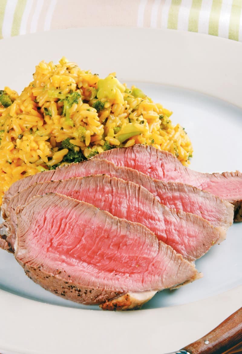 Steak and Cheesey Rice Dinner Food Picture