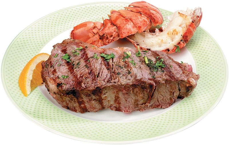 Steak and Lobster Food Picture