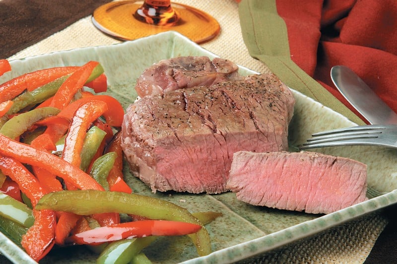 Steak with Peppers Food Picture