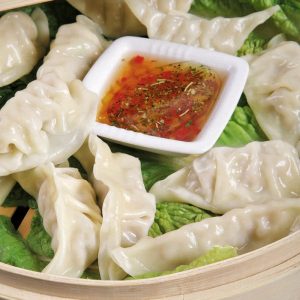 Steamed Dumplings with Sauce Food Picture