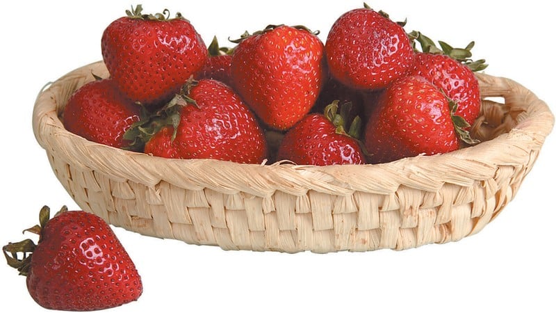 Strawberries in a Basket Food Picture