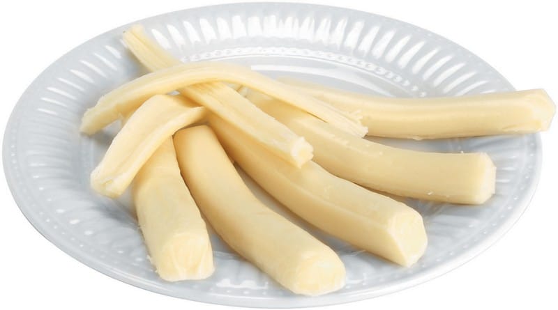 Fresh Plate of String Cheese Food Picture