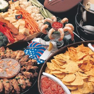 Assorted Superbowl Snacks Food Picture