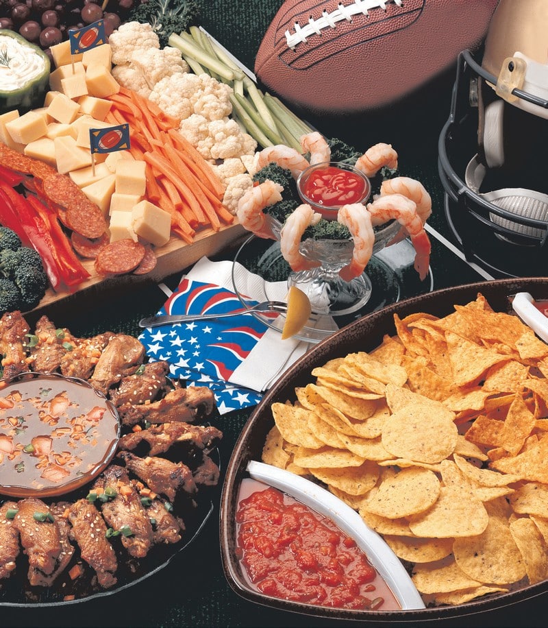 Assorted Superbowl Snacks Food Picture