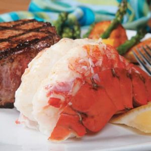 Surf and Turf Up Close Food Picture