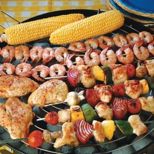 Surf and Turf on Skewers Food Picture