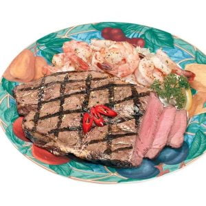 Surf and Turf with Garnish Food Picture