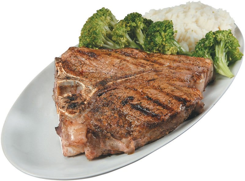 T-Bone Steak with Broccoli Food Picture