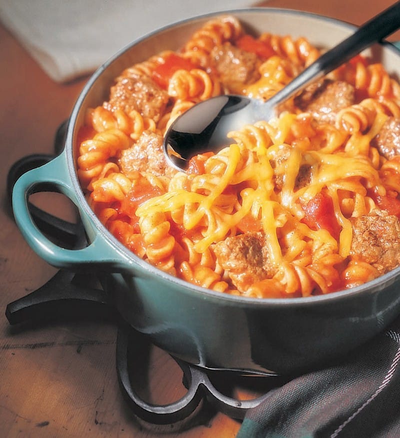 Taco Beef Macaroni in Pot Food Picture