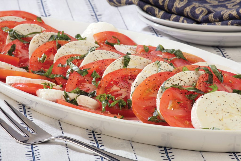 Fresh Tomato and Mozzarella Salad Food Picture