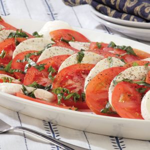 Fresh Tomato and Mozzarella Salad Food Picture