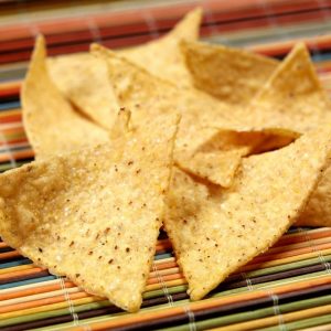 Fresh Baked Corn Tortilla Chips Food Picture