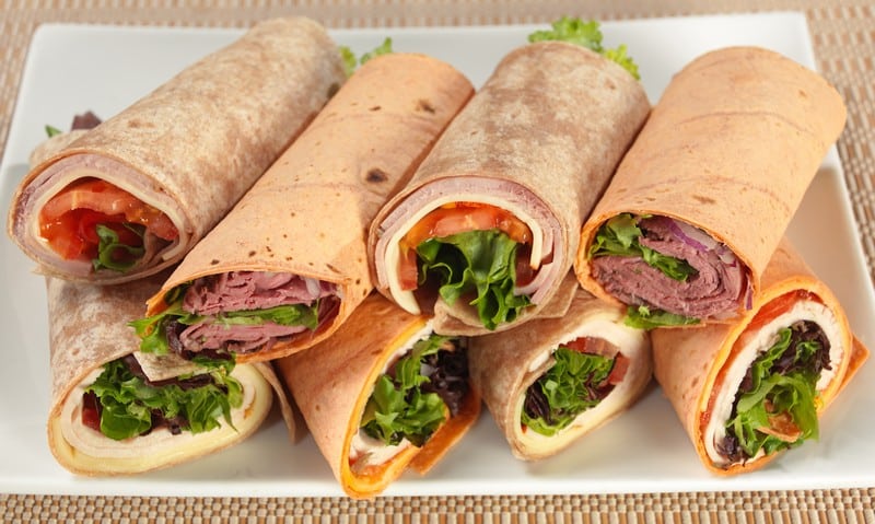 Tray Wraps Food Picture