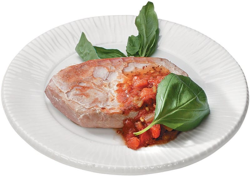 Cooked Tuna Steak on a Plate Food Picture