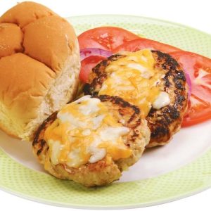 Turkey Burger with Cheese Food Picture
