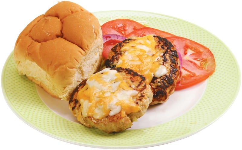 Turkey Burger with Cheese Food Picture