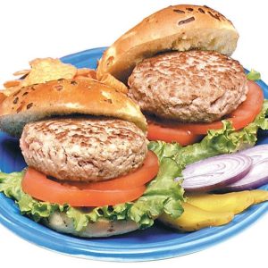 Turkey Burger with Fixings Food Picture