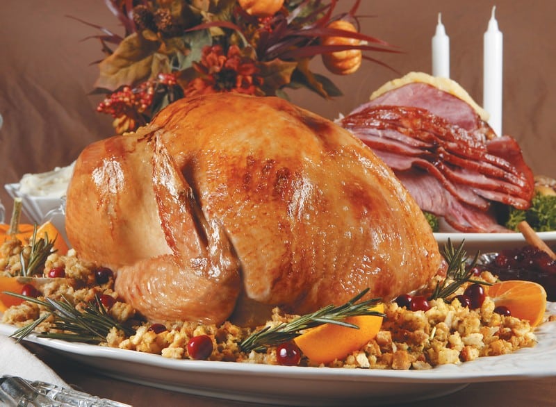 Whole Turkey with Ham Food Picture