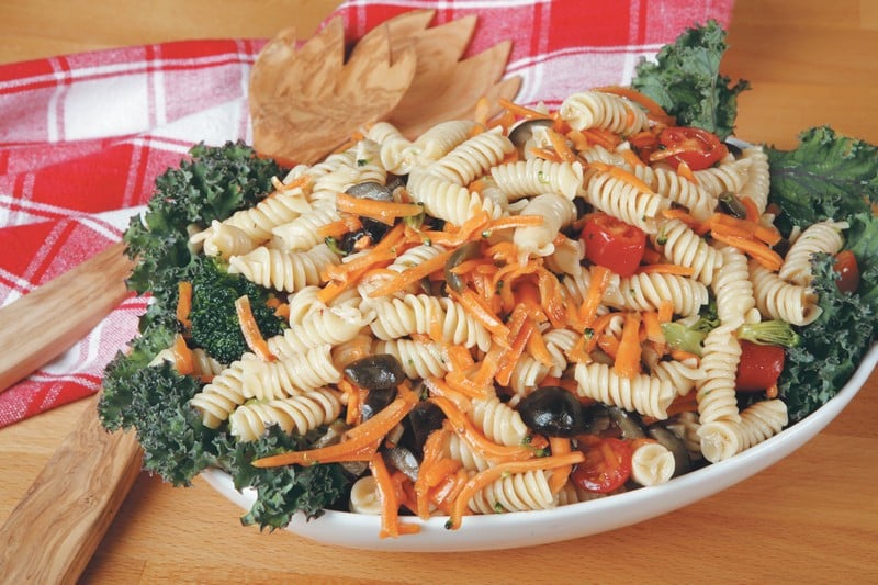 Twist Pasta Salad in Bowl Food Picture